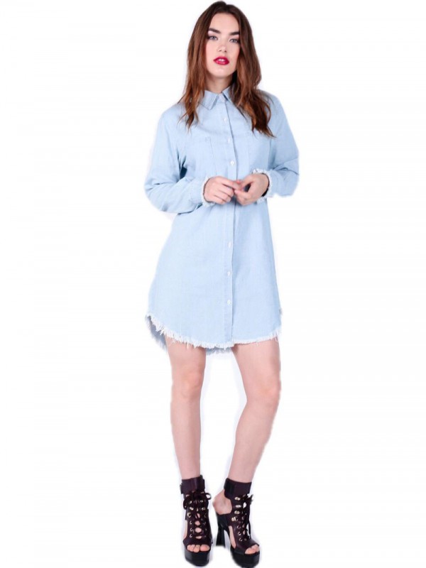 INFLUENCE DENIM DRESS