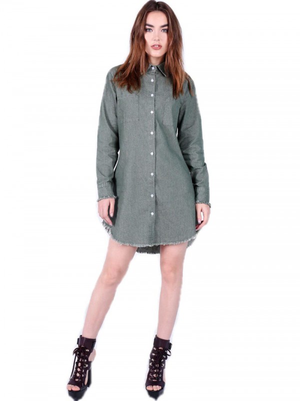 INFLUENCE DENIM DRESS