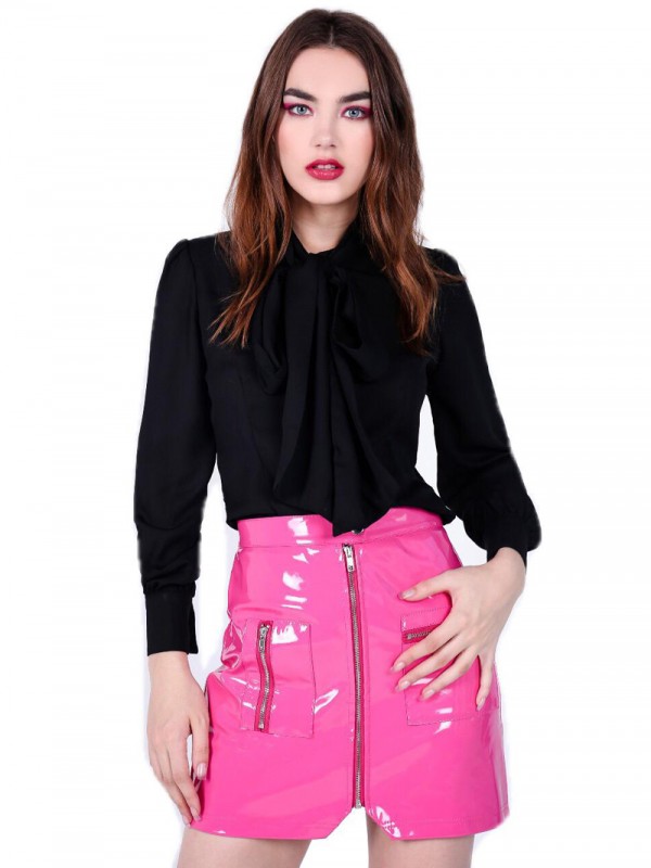 INFLUENCE BOW TIE BLOUSE