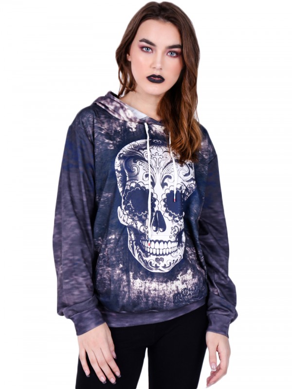INFLUENCE SKULL HOODIE